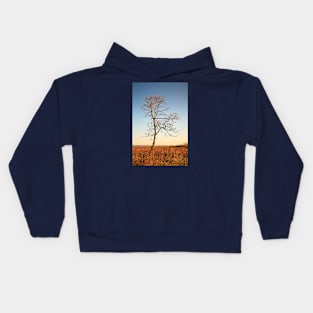 Lone Tree Silhouette Kids Hoodie